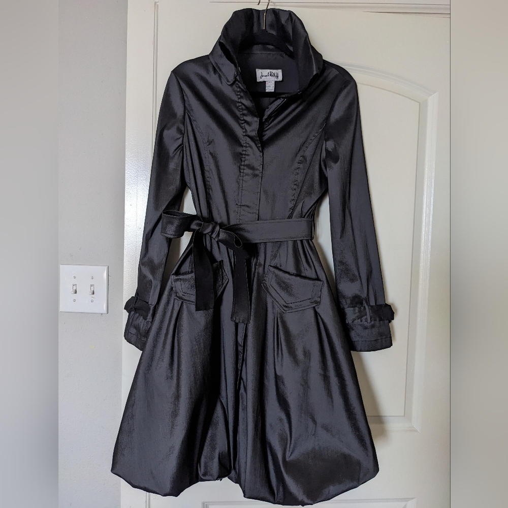 Joseph Ribkoff Sz 4 Bubble Hem Trench Coat